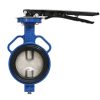 Van bướm DN100 tay gạt