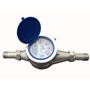 Đồng hồ nước Komax inox nối ren