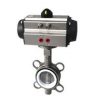 Van bướm inox điều khiển khí nén dạng on off